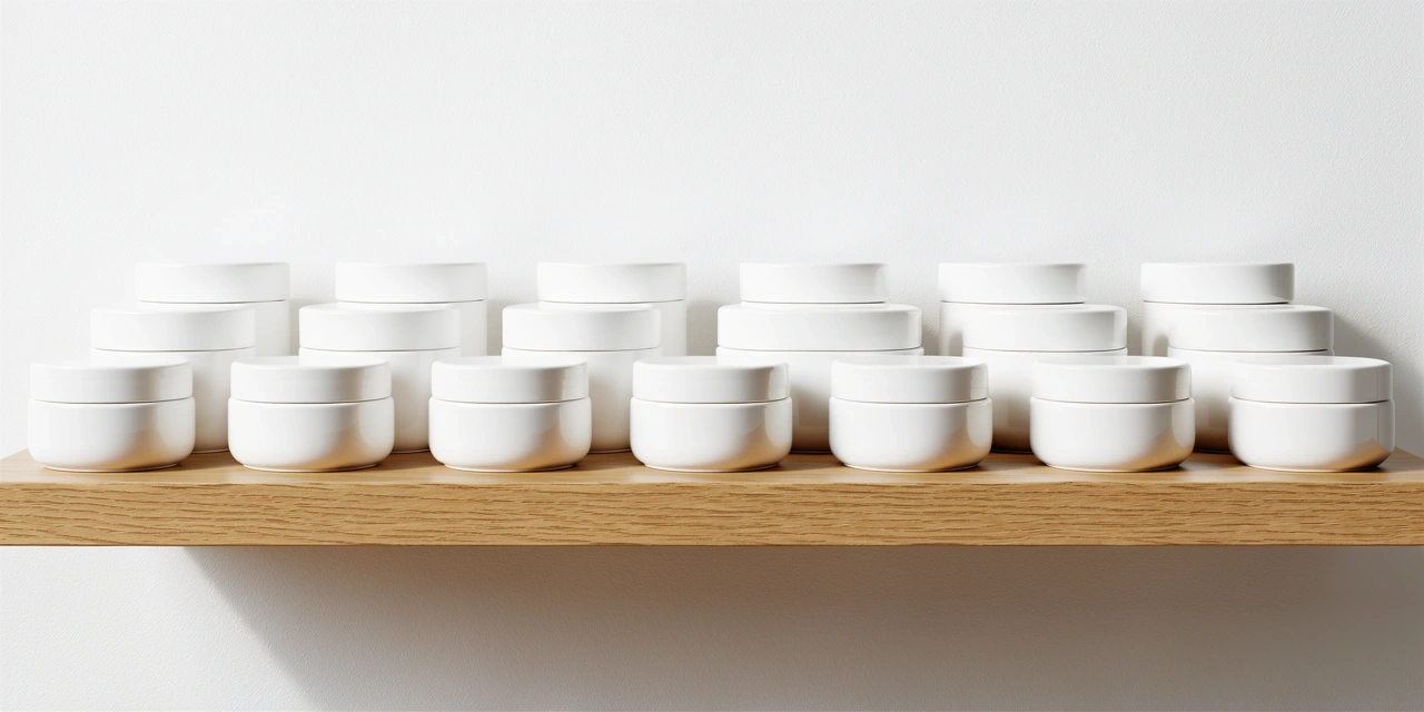 Elite face cream jars