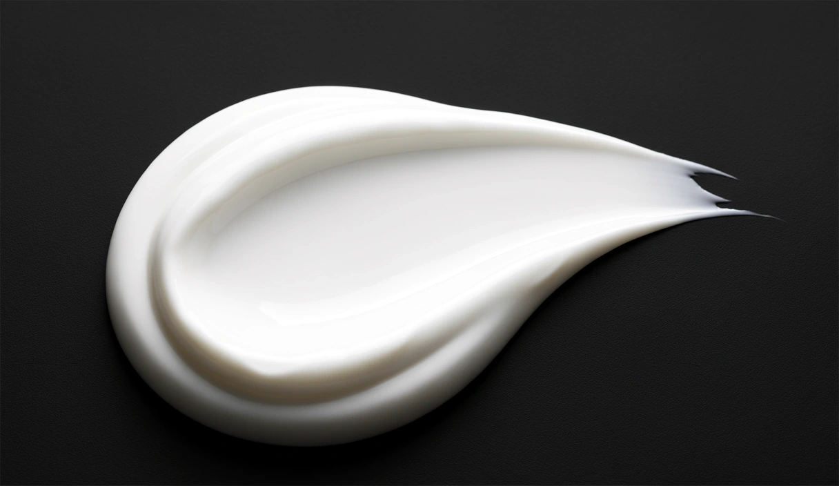 High-quality face cream texture